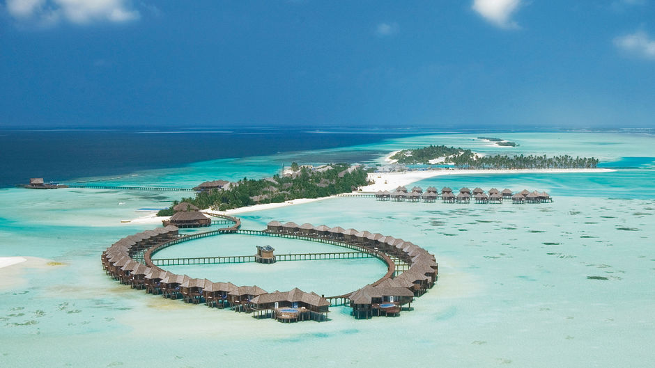 Один из отелей на Мальдивских островах