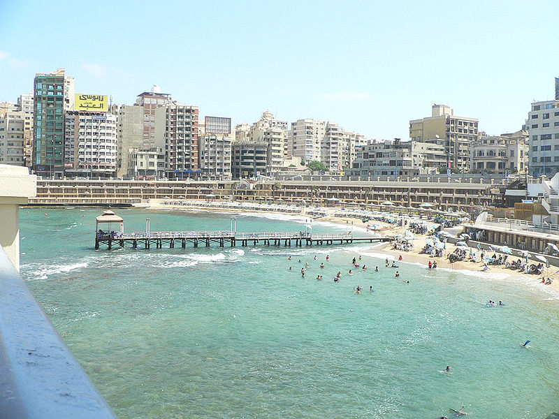 городской пляж в Александрии